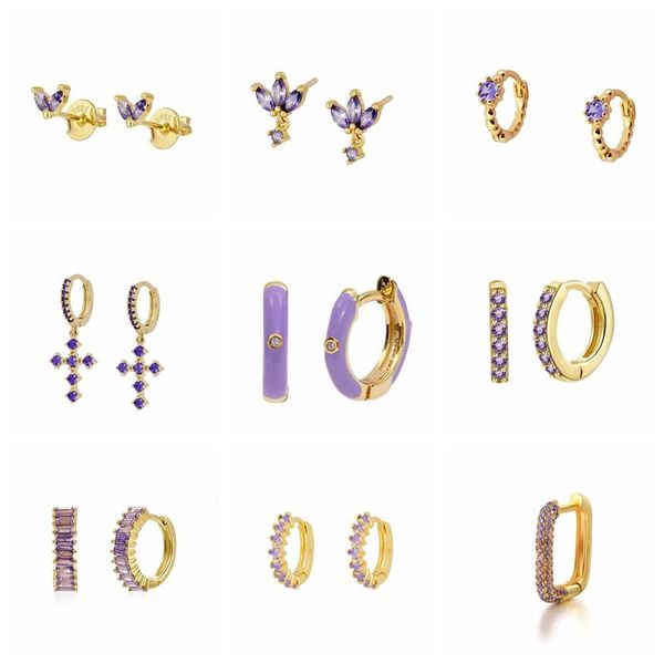 hoop & huggie canner earrings for women pendientes 925 sterling silver ins violet dangle girl earring cartilage mom gift 2021 trend, Golden;silver
hoop & huggie canner earrings for women pendientes 925 sterling silver ins violet dangle girl earring cartilage mom gift 2021 trend, Golden;silver