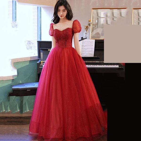 ethnic clothing vintage rhinestone sequins cheongsam sweetheart neck bandage qipao elegant bride wedding puff sleeve mesh maxi dress go, Red
ethnic clothing vintage rhinestone sequins cheongsam sweetheart neck bandage qipao elegant bride wedding puff sleeve mesh maxi dress go, Red