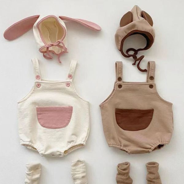 baby boy girl sleeveless rompers summer + hat kids pure color born clothes 210429, Blue
baby boy girl sleeveless rompers summer + hat kids pure color born clothes 210429, Blue