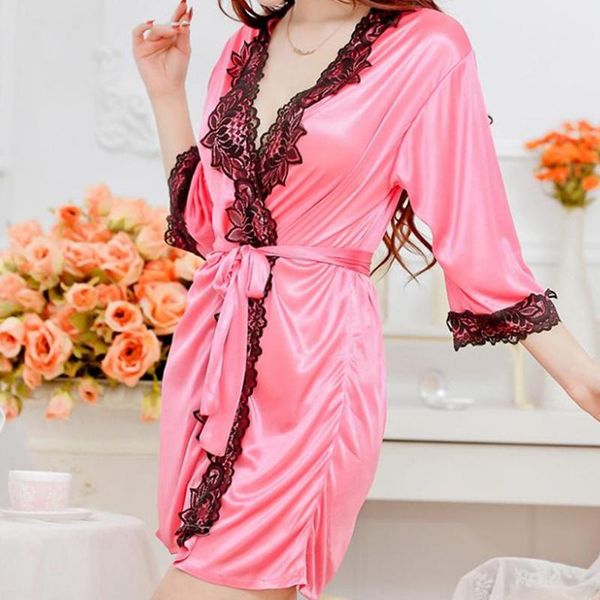 women's sleepwear navy blue robes bathrobe women silk bridesmaid satin robe ladies dressing gowns, Black;red
women's sleepwear navy blue robes bathrobe women silk bridesmaid satin robe ladies dressing gowns, Black;red