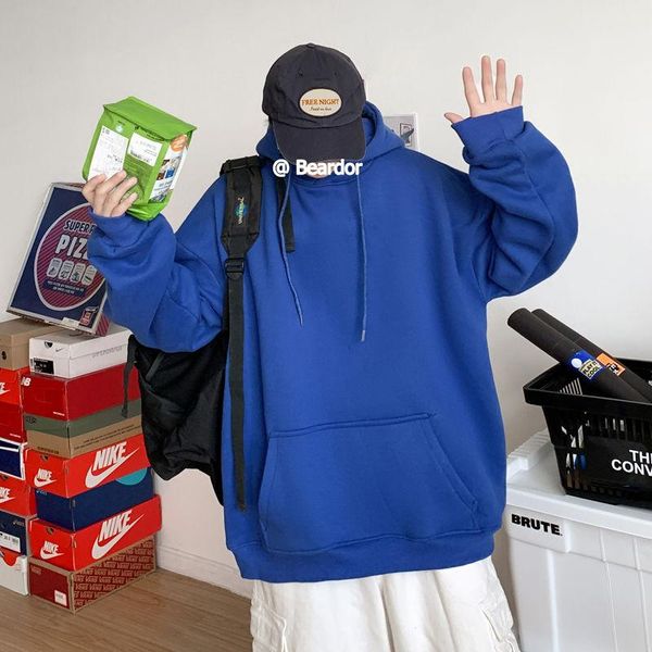 men's hoodies & sweatshirts autumn cotton fashion solid color casual hooded sweatshirt men streetwear loose hip-hop pullover hoodie m-5, Black
men's hoodies & sweatshirts autumn cotton fashion solid color casual hooded sweatshirt men streetwear loose hip-hop pullover hoodie m-5, Black