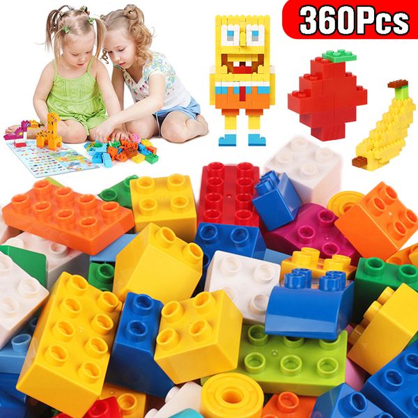 DIY Building Blocks Big Size Brick Bulk Bricks Base Plates Compatible Kids Educational Toys For Children
DIY Building Blocks Big Size Brick Bulk Bricks Base Plates Compatible Kids Educational Toys For Children