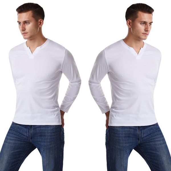 men's t-shirts t-shirt long-sleeved v-neck casual clothes for fall and winter bottoming high elastic fitness slim sportswear, White;black
men's t-shirts t-shirt long-sleeved v-neck casual clothes for fall and winter bottoming high elastic fitness slim sportswear, White;black