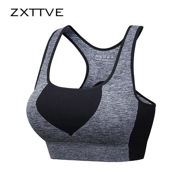 gym clothing women's high impact support workout racerback wiresports bra top, White;black