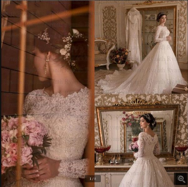 robe de mariage white tulle ball gown modest wedding dress lace appliques beaded long sleeve vintage bride dresses princess puffy elegant mu
robe de mariage white tulle ball gown modest wedding dress lace appliques beaded long sleeve vintage bride dresses princess puffy elegant mu