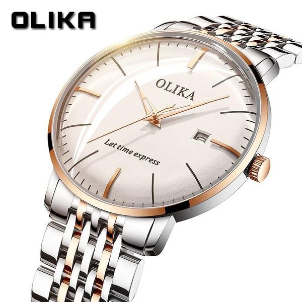 wristwatches curved glass men clock watches brand olika with japan battery 30m waterproof date movement, Slivery;brown
wristwatches curved glass men clock watches brand olika with japan battery 30m waterproof date movement, Slivery;brown
