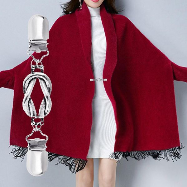 tie clips vintage women twist ring cardigan sweater collar clip dress shawl clasp pin woman's accesories cufflinks woman, Silver
tie clips vintage women twist ring cardigan sweater collar clip dress shawl clasp pin woman's accesories cufflinks woman, Silver