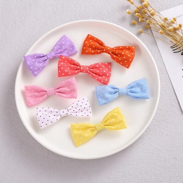 hair accessories 1pc polka bows clips for girls cotton solid color dot knot hairpins children kids barrettes baby accesories, Slivery;white
hair accessories 1pc polka bows clips for girls cotton solid color dot knot hairpins children kids barrettes baby accesories, Slivery;white