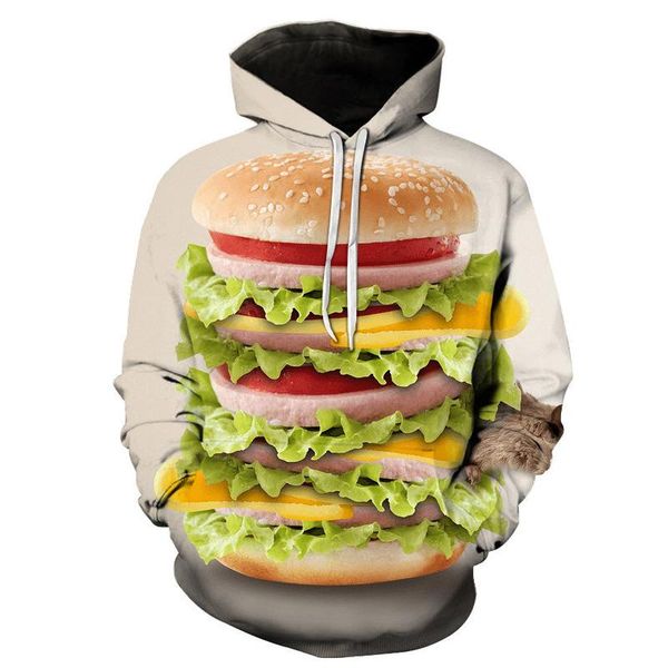 men's hoodies & sweatshirts creative hamburger pattern 3d print spring autumn streetwear loose hoodie men clothing 4xl oversized, Black
men's hoodies & sweatshirts creative hamburger pattern 3d print spring autumn streetwear loose hoodie men clothing 4xl oversized, Black