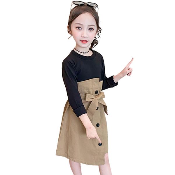 girl's dresses big girl patchwork child dress casual style children spring autumn clothes for girls 6 8 10 12 14, Red;yellow
girl's dresses big girl patchwork child dress casual style children spring autumn clothes for girls 6 8 10 12 14, Red;yellow