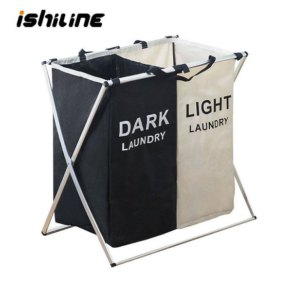 2/3 grid foldable cloth storage basket organizer home waterproof hamper with bracket laundry & organization
2/3 grid foldable cloth storage basket organizer home waterproof hamper with bracket laundry & organization