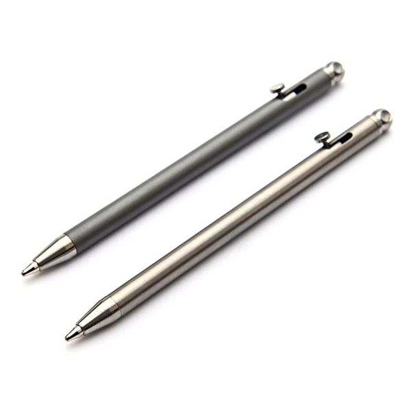 ballpoint pens mini titanium bolt action metal pen office writing lightweight, Blue;orange
ballpoint pens mini titanium bolt action metal pen office writing lightweight, Blue;orange