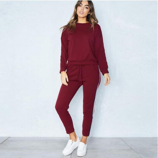 two piece set tracksuit autumn women tracksuits clothes side striped and pants jogging suit casual outfits matching sets, Gray
two piece set tracksuit autumn women tracksuits clothes side striped and pants jogging suit casual outfits matching sets, Gray