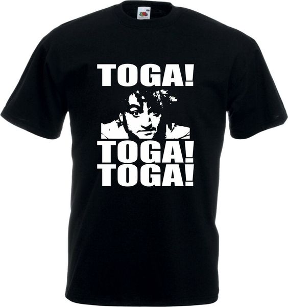 animal house toga t-shirt, 1970s film, all sizes/colours, White;black 
animal house toga t-shirt, 1970s film, all sizes/colours, White;black