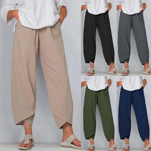 women's pants & capris 2021 women casual harem summer elastic waist wide leg vintage floral printed trousers female loose pant plus siz, Black;white
women's pants & capris 2021 women casual harem summer elastic waist wide leg vintage floral printed trousers female loose pant plus siz, Black;white