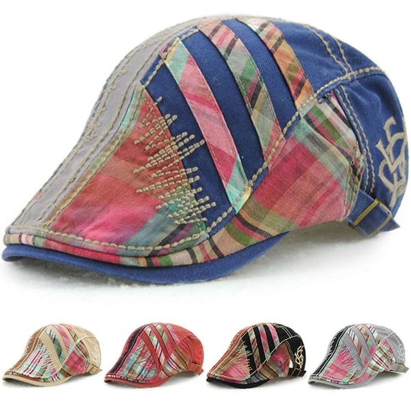fashion men's beret painter's hat women's patchwork casual winter forward hat trendy cap, Blue;gray
fashion men's beret painter's hat women's patchwork casual winter forward hat trendy cap, Blue;gray
