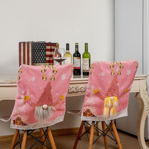 chair covers non-woven fabric christmas faceless doll cover dinning table gnome with led light slipcover home textile
chair covers non-woven fabric christmas faceless doll cover dinning table gnome with led light slipcover home textile