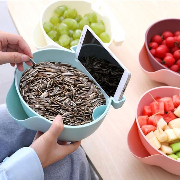 dishes & plates creative double-layer dried fruit snack seed container mobile phone trash can plastic storage box jewelry
dishes & plates creative double-layer dried fruit snack seed container mobile phone trash can plastic storage box jewelry