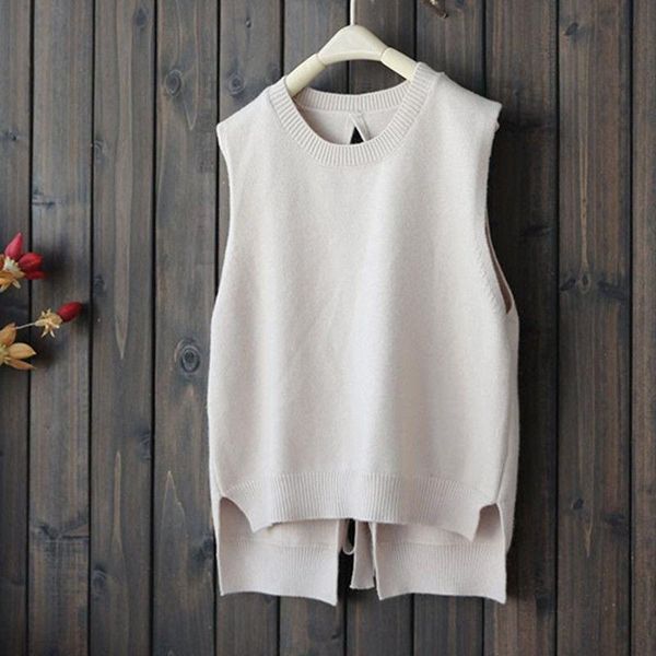 women's sweaters women spring autumn loose casual korean style knitted vests female sleeveless shrug ladies solid pullovers z104, White;black
women's sweaters women spring autumn loose casual korean style knitted vests female sleeveless shrug ladies solid pullovers z104, White;black