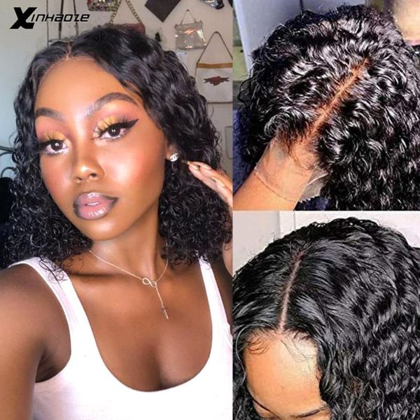 lace wigs deep wave 13x4 bob 100% human hair 4x4 closure brazilian remy short kinky curly water wig, Black;brown
lace wigs deep wave 13x4 bob 100% human hair 4x4 closure brazilian remy short kinky curly water wig, Black;brown
