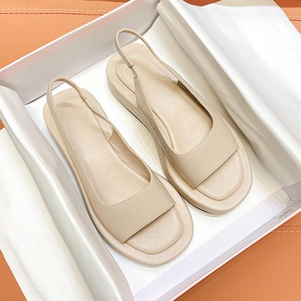 sandals platform women summer 2021 korean edition leather flat toe roman shoes versatile casual beach, Black
sandals platform women summer 2021 korean edition leather flat toe roman shoes versatile casual beach, Black