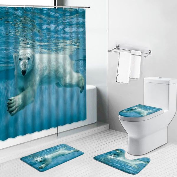 shower curtains polar bear fabric bathroom non-slip bath mats toilet lid cover rugs mat kitchen carpet bathtub home decor set
shower curtains polar bear fabric bathroom non-slip bath mats toilet lid cover rugs mat kitchen carpet bathtub home decor set