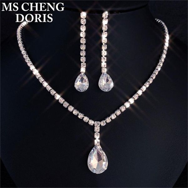 earrings & necklace 20 style water drop rhinestone pendant full crystal elegant bridal wedding jewelry set for women gift, Silver
earrings & necklace 20 style water drop rhinestone pendant full crystal elegant bridal wedding jewelry set for women gift, Silver