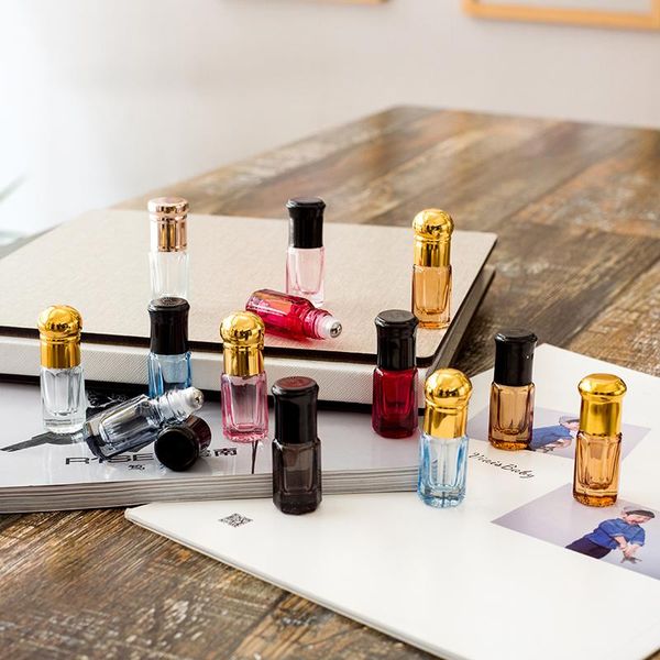 storage bottles & jars 3ml roll on bottle sample test essential oil black chrysanthemum cap octagon color glass with steel ball
storage bottles & jars 3ml roll on bottle sample test essential oil black chrysanthemum cap octagon color glass with steel ball