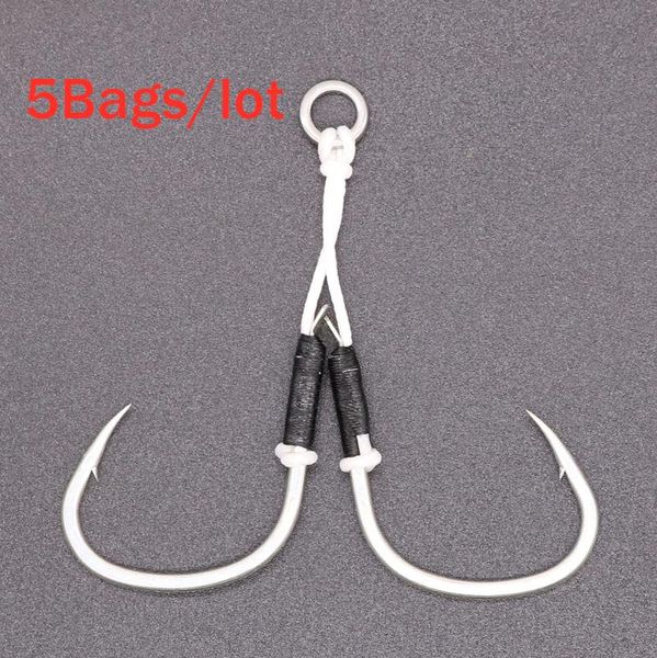 fishing hooks 5 bags/lot slow jig 1/0 2/0 3/0 4/0 5/0 hook assist high carbon steel metal braided pe line accessories
fishing hooks 5 bags/lot slow jig 1/0 2/0 3/0 4/0 5/0 hook assist high carbon steel metal braided pe line accessories