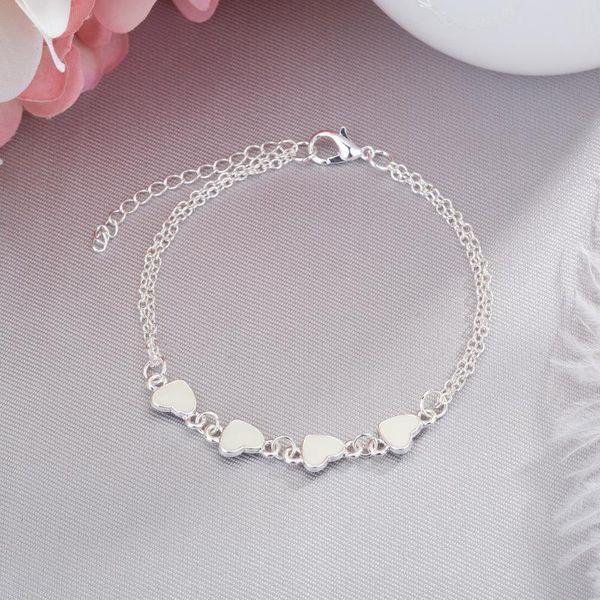 link, chain love heart luminous fashion bracelet ladies bracelets wild simple temperament selling heart-shaped, Black
link, chain love heart luminous fashion bracelet ladies bracelets wild simple temperament selling heart-shaped, Black