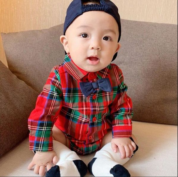 rompers born baby boys romper long sleeve plaid bodysuit with bow jumpsuit outfits 0-24months, Blue
rompers born baby boys romper long sleeve plaid bodysuit with bow jumpsuit outfits 0-24months, Blue