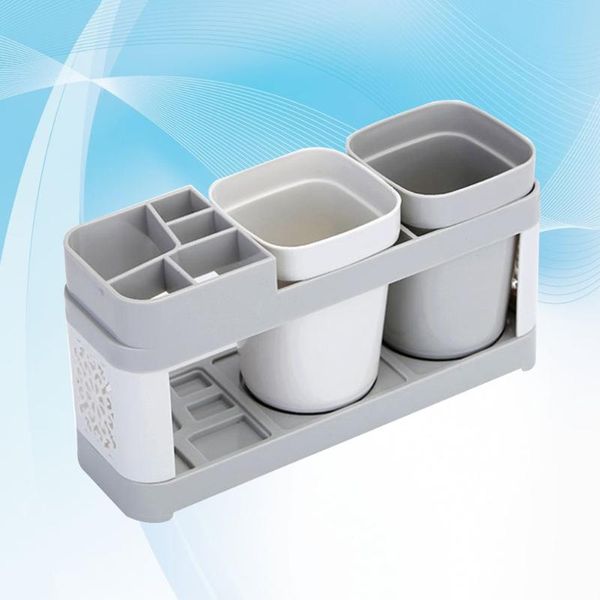 bath accessory set multi-function toothbrush holder deskpractical double cup storage shelf rack for couple home
bath accessory set multi-function toothbrush holder deskpractical double cup storage shelf rack for couple home