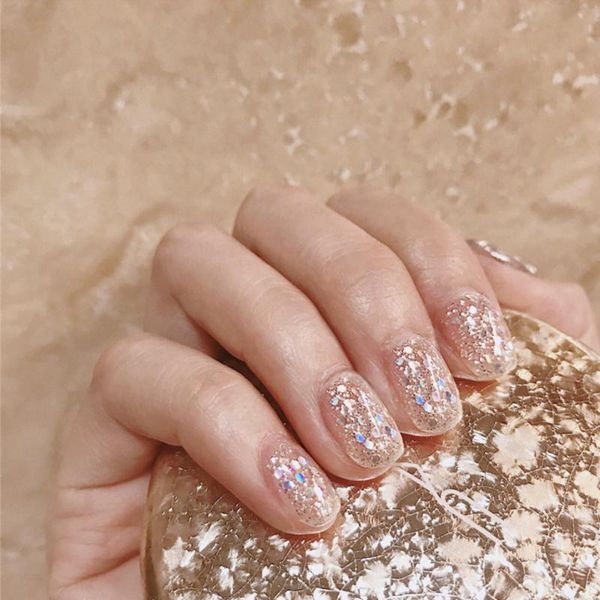 false nails fake stickers short flashing silver wear nail finished 24pcs with glue ldo99, Red;gold
false nails fake stickers short flashing silver wear nail finished 24pcs with glue ldo99, Red;gold