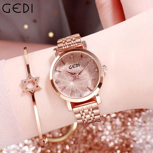 wristwatches elegant women fashion starry quartz gedi luxury stainless steel female casual bracelet watches waterproof clock, Slivery;brown
wristwatches elegant women fashion starry quartz gedi luxury stainless steel female casual bracelet watches waterproof clock, Slivery;brown