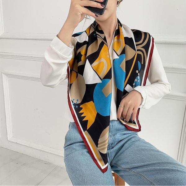 scarves ladies shell abstract printed fashion accessories soft elegant 90x90cm square bandana scarf wrap imitated silk hijab shawl, Blue;gray
scarves ladies shell abstract printed fashion accessories soft elegant 90x90cm square bandana scarf wrap imitated silk hijab shawl, Blue;gray