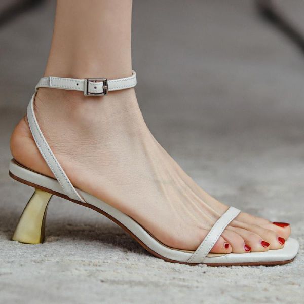 sandals women's genuine leather thin high heel narrow band ankle strap summer pumps elegant ladies quality daily slim dress shoes, Black
sandals women's genuine leather thin high heel narrow band ankle strap summer pumps elegant ladies quality daily slim dress shoes, Black