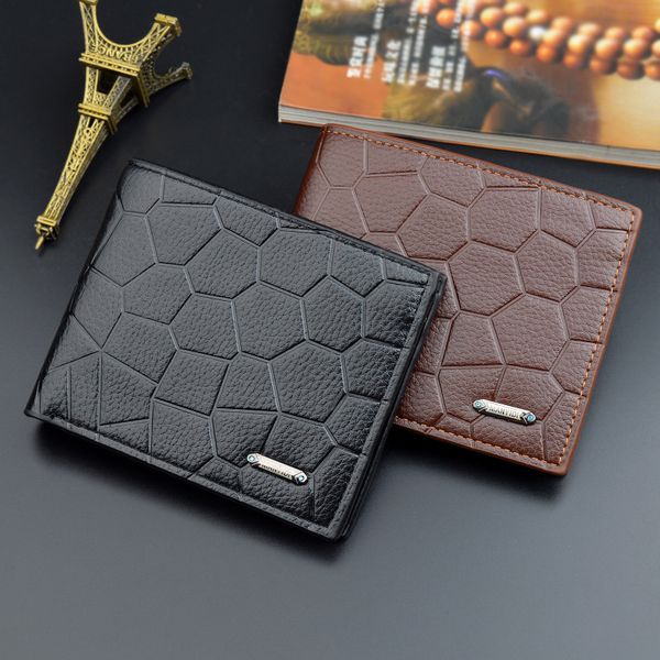 new men's short wallet fashion youth leisure horizontal embossed stone 3 fold soft wallet, Red;black
new men's short wallet fashion youth leisure horizontal embossed stone 3 fold soft wallet, Red;black