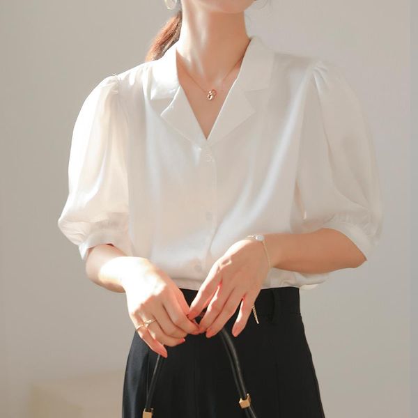 women's blouses & shirts puff sleeved women white summer design 2021 turn-down collar slim elegant office lady outwear coats
women's blouses & shirts puff sleeved women white summer design 2021 turn-down collar slim elegant office lady outwear coats