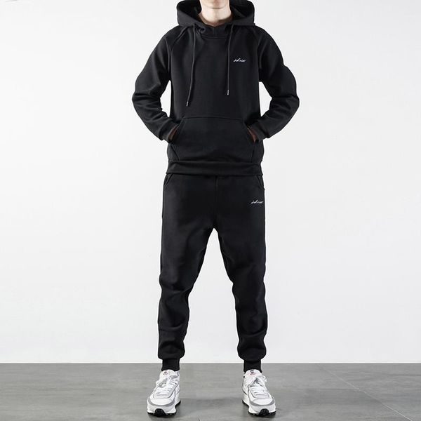 men's tracksuits spring autumn black hooded pullover tracksuit men sportswear sweat suits hoodie+pants 2 piece sets casual jogging, Gray
men's tracksuits spring autumn black hooded pullover tracksuit men sportswear sweat suits hoodie+pants 2 piece sets casual jogging, Gray