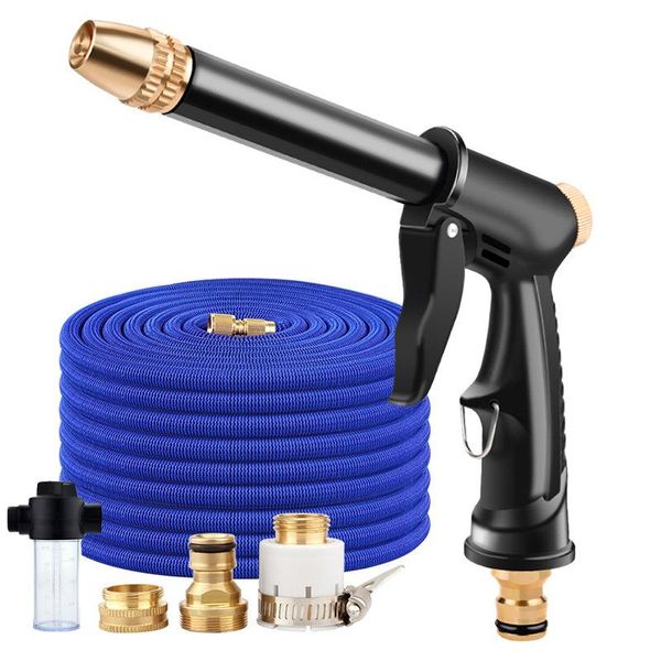 100ft high pressure car wash water gun expandable magic hose flushing foam spray nozzle suit garden watering sprinkler tool equipments
100ft high pressure car wash water gun expandable magic hose flushing foam spray nozzle suit garden watering sprinkler tool equipments