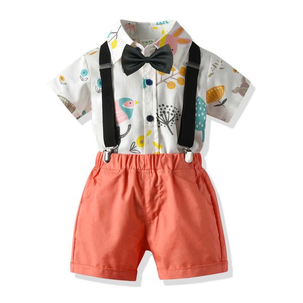 2020 baby boys gentleman clothes sets 3pcs bow tie short sleeve cartoon print single breasted shorts trousers outfits x0802, White
2020 baby boys gentleman clothes sets 3pcs bow tie short sleeve cartoon print single breasted shorts trousers outfits x0802, White