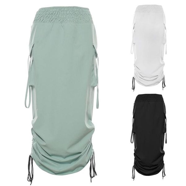women autumn elastic high waist maxi long straight cargo skirt side ruched drawstring solid color casual loose streetwear 67jf skirts, Black
women autumn elastic high waist maxi long straight cargo skirt side ruched drawstring solid color casual loose streetwear 67jf skirts, Black