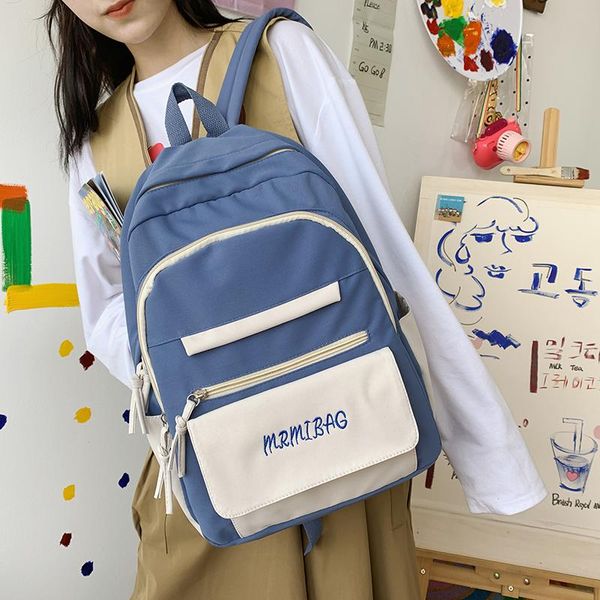 nylon women student bag solid color travel female waterproof shoulder bags college lapbackpack unisex
nylon women student bag solid color travel female waterproof shoulder bags college lapbackpack unisex