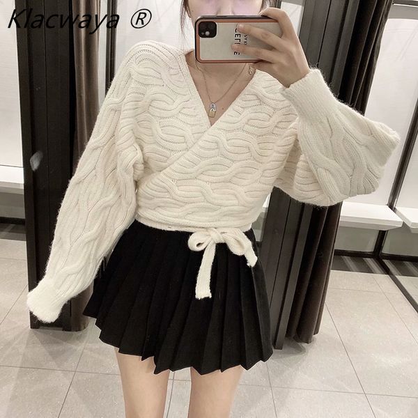 woman sweaters pull femme chandails vetement crop donna maglioni knitted long sleeve v neck cropped pullover jersey vrouw truien 210521, White
woman sweaters pull femme chandails vetement crop donna maglioni knitted long sleeve v neck cropped pullover jersey vrouw truien 210521, White