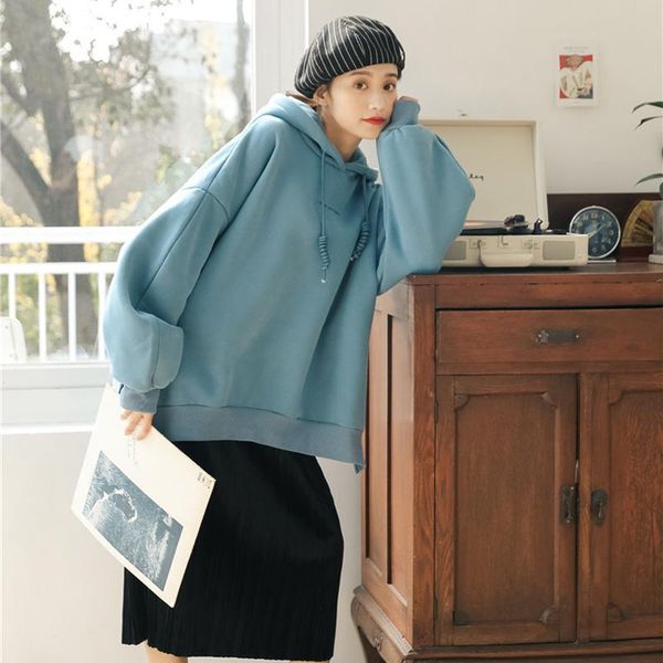 women's hoodies & sweatshirts loose women 2021 autumn winter casual long sleeve hooded sweatshirt female hoodie thicken warm pullovers, Black
women's hoodies & sweatshirts loose women 2021 autumn winter casual long sleeve hooded sweatshirt female hoodie thicken warm pullovers, Black