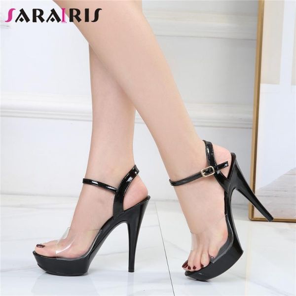 consise girl platform transparent handmade party dress sandals women candy color high heels shoes woman, Black
consise girl platform transparent handmade party dress sandals women candy color high heels shoes woman, Black