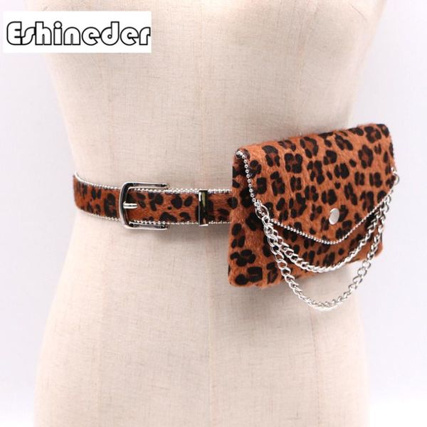 waist bags eshineder pu leather leopard print bag fashion punk chain women belt string beads thin fanny pack phone
waist bags eshineder pu leather leopard print bag fashion punk chain women belt string beads thin fanny pack phone