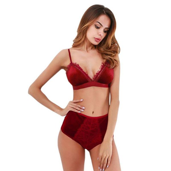 bras sets women push up lace ruffle underwear bra and brief set wire adjusted straps, Red;black
bras sets women push up lace ruffle underwear bra and brief set wire adjusted straps, Red;black