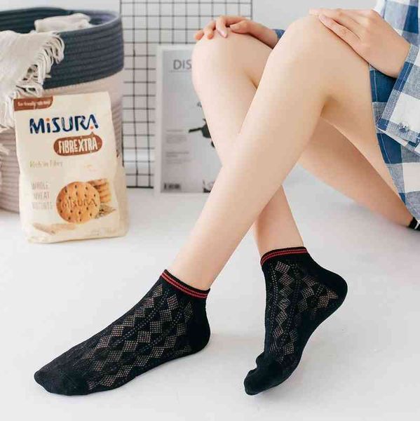 socks summer creative mesh fashion women's boat two bars combed cotton, Black;white
socks summer creative mesh fashion women's boat two bars combed cotton, Black;white
