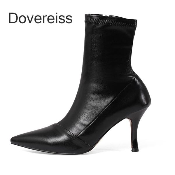 boots dovereiss fashion women's shoes winter pure color clear heels zipper mature blue white ankle 33-43, Black
boots dovereiss fashion women's shoes winter pure color clear heels zipper mature blue white ankle 33-43, Black